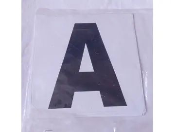 Ersatzaufkleber für Dressurbuchstaben