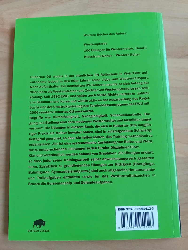 Buch 100 Übungen für Westernreiter, Band 1