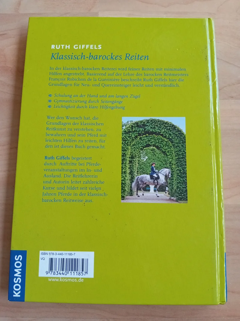 Buch Klassisch barockes Reiten