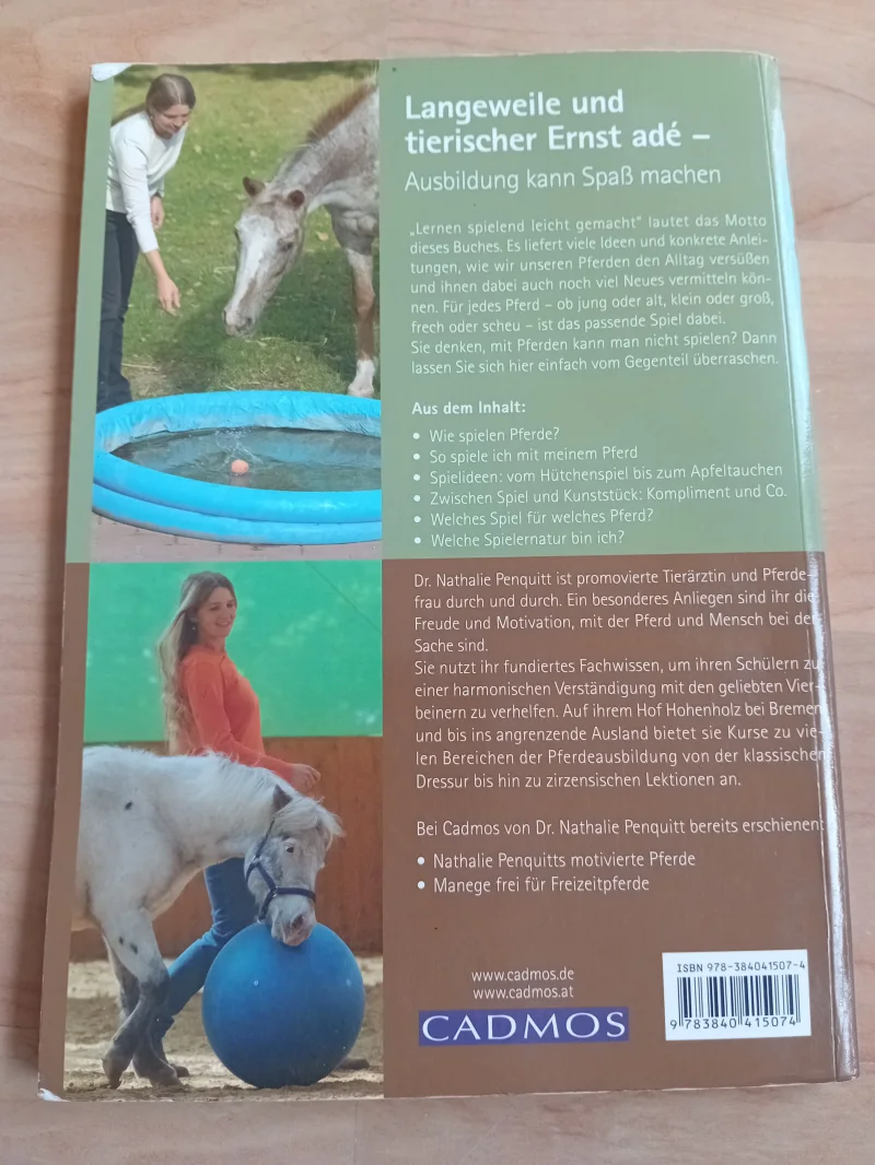 Buch Lernspiele für Pferde